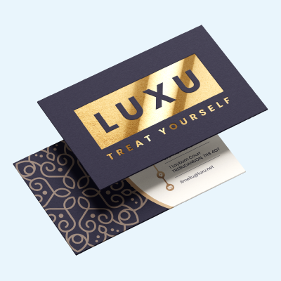 Hot Stamped Name Cards