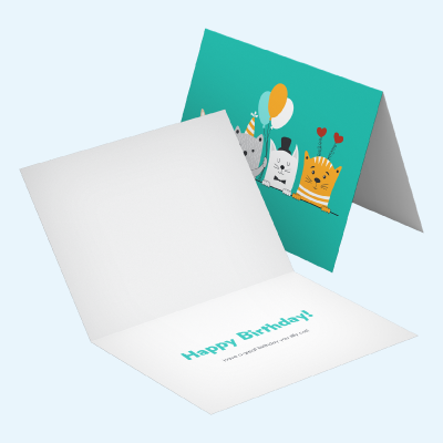 Folded Greeting Cards