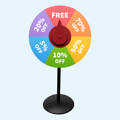 Table-Top Wheel Of Fortune