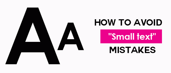 Small Text and Elements: Artwork Requirements Small Text and Elements: Artwork Requirements