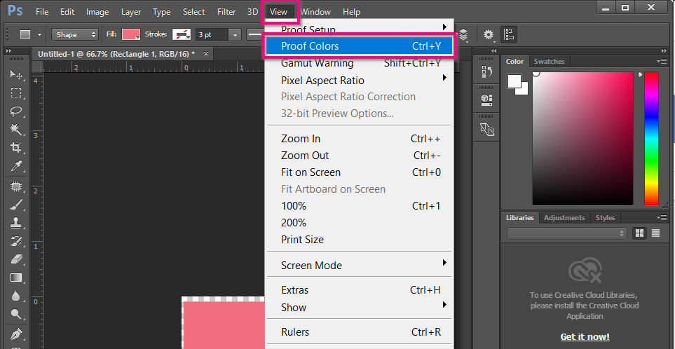 Previewing the color mode of your file. Previewing the color mode of your file.
