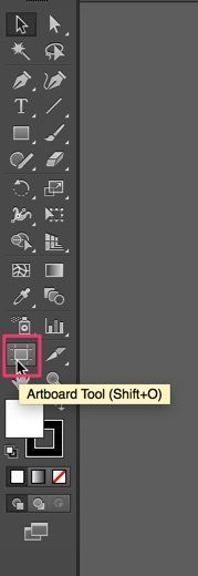 Select the artboard tool in Illustrator Select the artboard tool in Illustrator
